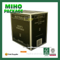 brown corrugated logo printed box,custom made cardboard bin,corrugated logo printed box